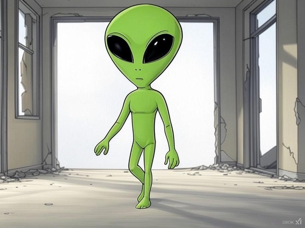 GLORK Alien Walking